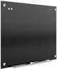 A Picture of product QRT-G2418B Quartet® Infinity™ Magnetic Glass Marker Board,  24 x18, Black