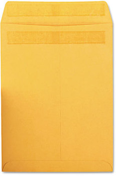 Quality Park™ Redi-Seal™ Catalog Envelope,  9 x 12, Brown Kraft, 100/Box