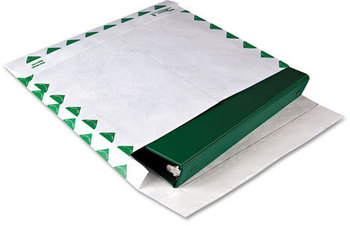 Survivor® Open Side Expansion Mailers Made with Tyvek®,  1st Class, 10 x 13 x 2, White, 18lb, 100/Carton