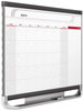 A Picture of product QRT-CP43P2 Quartet® Prestige 2 Connects™ Magnetic Total Erase® Monthly Calendar,  48 x 36, Graphite Color Frame