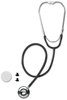 A Picture of product MII-MDS926201 Medline Dual-Head Stethoscope,  22" Long, Black Tube