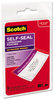 A Picture of product MMM-LS8535G Scotch™ Self-Sealing Laminating Pouches,  12.5 mil, 2 13/16 x 4 1/2, Luggage Tag, 5/Pack