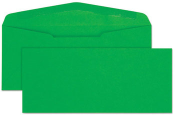 Quality Park™ Colored Envelope,  Traditional, #10, Green, 25/Pack