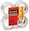 A Picture of product MMM-36504 Scotch® Storage Tape 3" Core, 1.88" x 54.6 yds, Clear, 4/Pack