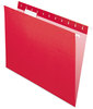 A Picture of product PFX-81608 Pendaflex® Essentials™ Colored Hanging Folders,  1/5 Tab, Letter, Red, 25/Box