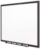 A Picture of product QRT-S537B Quartet® Classic Melamine Dry Erase Board,  72 x 48, White Surface, Black Frame