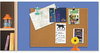 A Picture of product QRT-85223 Quartet® Cork Bulletin Board with Oak Frame,  36 x 24, Oak Finish Frame