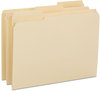 A Picture of product SMD-10434 Smead™ Reinforced Tab Manila File Folders 1/3-Cut Tabs: Assorted, Letter Size, 0.75" Expansion, 14-pt 100/Box