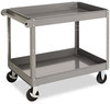 A Picture of product TNN-SC2436 Tennsco Two-Shelf Metal Cart,  24w x 36d x 32h, Gray