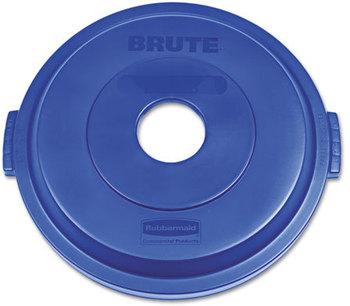 Rubbermaid® Commercial Brute® Recycling Top,  Blue