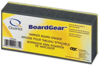 Quartet® BoardGear™ Marker Board Eraser,  Foam, 5w x 2 3/4d x 1 3/8h