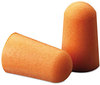 A Picture of product MMM-1100 3M™ Foam Earplugs Single-Use Cordless, 29NRR, Orange, 200 Pairs
