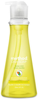 Method® Dish Soap Pump,  Lemon Mint, 18 oz Pump Bottle, 6/Carton