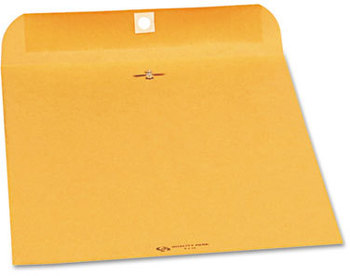 Quality Park™ Clasp Envelope,  Side Seam, 9 x 12, 28lb, Brown Kraft, 250/Carton