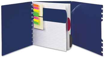 Ampad® Versa® Crossover Notebook,  Legal/Wide, 24 lb, 8 1/2 x 11, Navy, 60 Sheets, 2/Pack