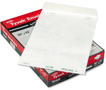 Survivor® Catalog Mailers Made with Tyvek®,  Side Seam, 10 x 15, White, 100/Box