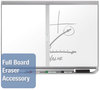 A Picture of product QRT-P558GP2 Quartet® Prestige 2 Connects™ DuraMax® Magnetic Porcelain Whiteboard,  96 x 48, Graphite