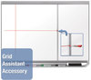 A Picture of product QRT-P558GP2 Quartet® Prestige 2 Connects™ DuraMax® Magnetic Porcelain Whiteboard,  96 x 48, Graphite