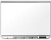 A Picture of product QRT-P558GP2 Quartet® Prestige 2 Connects™ DuraMax® Magnetic Porcelain Whiteboard,  96 x 48, Graphite