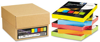 Neenah Paper Carton Assortment,  24lb, 8-1/2 x 11, 5 Assorted, 1250 Sheets/Carton