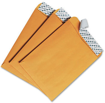 Quality Park™ Redi-Strip™ Catalog Envelope,  6 x 9, Brown Kraft, 100/Box