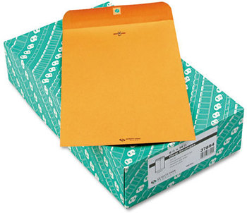 Quality Park™ Clasp Envelope,  9 1/4 x 14 1/2, 28lb, Brown Kraft, 100/Box