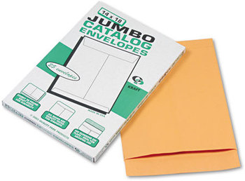 Quality Park™ Jumbo Size Kraft Envelope,  14 x 18, Brown Kraft, 25/Pack