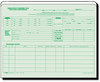 A Picture of product TOP-3287 TOPS™ Employee's Record File Folder,  Straight Cut, Letter, 2-Sided, Green Ink, 20/Pack