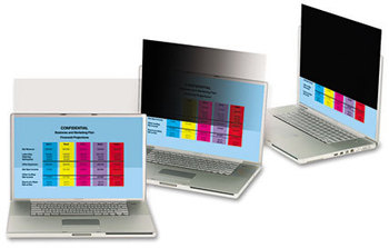 3M Frameless Notebook/Monitor Privacy Filters,  16:10