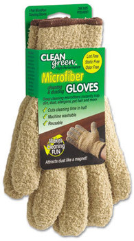 Master Caster® CleanGreen™ Microfiber Dusting Gloves,  Pair