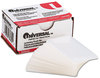 A Picture of product UNV-84642 Universal® Laminating Pouches 5 mil, 3.75" x 2.25", Gloss Clear, 100/Box