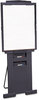 A Picture of product QRT-200E Quartet® Duramax® Portable Presentation Easel,  Adjusts 39" to 72" High, Plastic, Gray