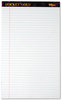 A Picture of product TOP-63990 TOPS™ Docket™ Ruled Perforated Pads,  8 1/2 x 14, White, 50 Sheets, Dozen