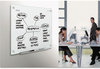 A Picture of product QRT-G3624W Quartet® Infinity™ Magnetic Glass Marker Board,  36 x 24, White