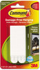 A Picture of product MMM-17206 Command™ Picture Hanging Strips Removable, Holds Up to 4 lbs per Pair, 0.5 x 3.63, White, Pairs/Pack