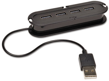 Tripp Lite 4-Port USB 2.0 Ultra-Mini Hub,  Black