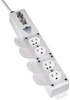 A Picture of product TRP-PS415HGULTRA Tripp Lite Medical-Grade Power Strip for Moveable Equipment Assembly,  15 ft Cord, White