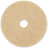 A Picture of product MMM-20317 3M™ Ultra High-Speed Burnishing Floor Pads 3500 Natural Blend 27" Diameter, Tan, 5/Carton