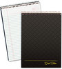 A Picture of product TOP-20815 Ampad® Gold Fibre® Wirebound Writing Pad with Cover,  8 1/2 x 11 3/4, White, Navy Cover