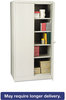 A Picture of product TNN-1480LGY Tennsco 72" High Standard Cabinet,  36w x 24d x 72h, Light Gray