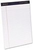 A Picture of product TOP-20031 Ampad® Gold Fibre® Writing Pads,  Legal/Wide, 8 1/2 x 11 3/4, White, 50 Sheets, 4/Pack