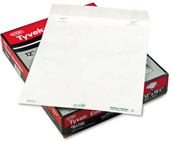 Survivor® Catalog Mailers Made with Tyvek®,  Side Seam, 12 x 15 1/2, White, 100/Box