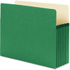 A Picture of product SMD-73236 Smead™ Colored File Pockets 5.25" Expansion, Letter Size, Green