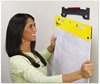 A Picture of product MMM-EH5592 Post-it® Wall Easel,  Adhesive Mount, Plastic, Smoke, 2/Pack