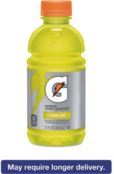 Gatorade® G-Series® Perform 02 Thirst Quencher,  Lemon-Lime, 12 oz Bottle