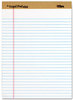 A Picture of product TOP-71533 TOPS™ The Legal Pad™ Ruled Perforated Pads,  Legal/Wide, 8 1/2 x 11 3/4, White, Dozen