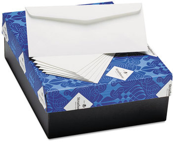 Strathmore Writing® 25% Cotton Business Envelopes,  Natural White, 24 lbs, 4 1/8 x 9 1/2, 500/Box