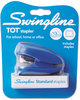 A Picture of product SWI-79172 Swingline® TOT® Mini Stapler,  12-Sheet Capacity, Blue