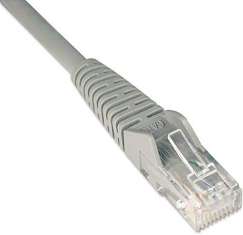 Tripp Lite CAT6 Snagless Molded Patch Cable,  50 ft, Gray
