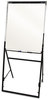 A Picture of product QRT-351900 Quartet® Futura™ Dry Erase Presentation Easel,  Melamine, 24 x 36, White, Black Frame